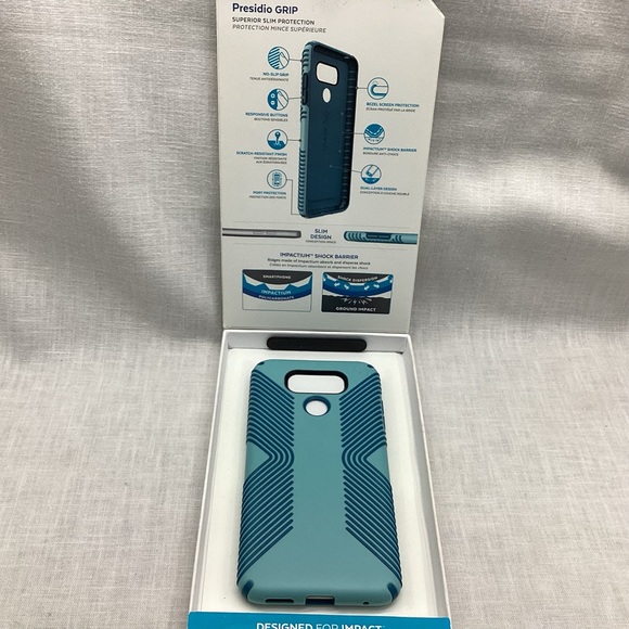 SPECK PRESIDIO GRIP PHONE CASE FOR LG G6 WITH IMPACTIUM SHOCK BARRIER NWT - Picture 6 of 10